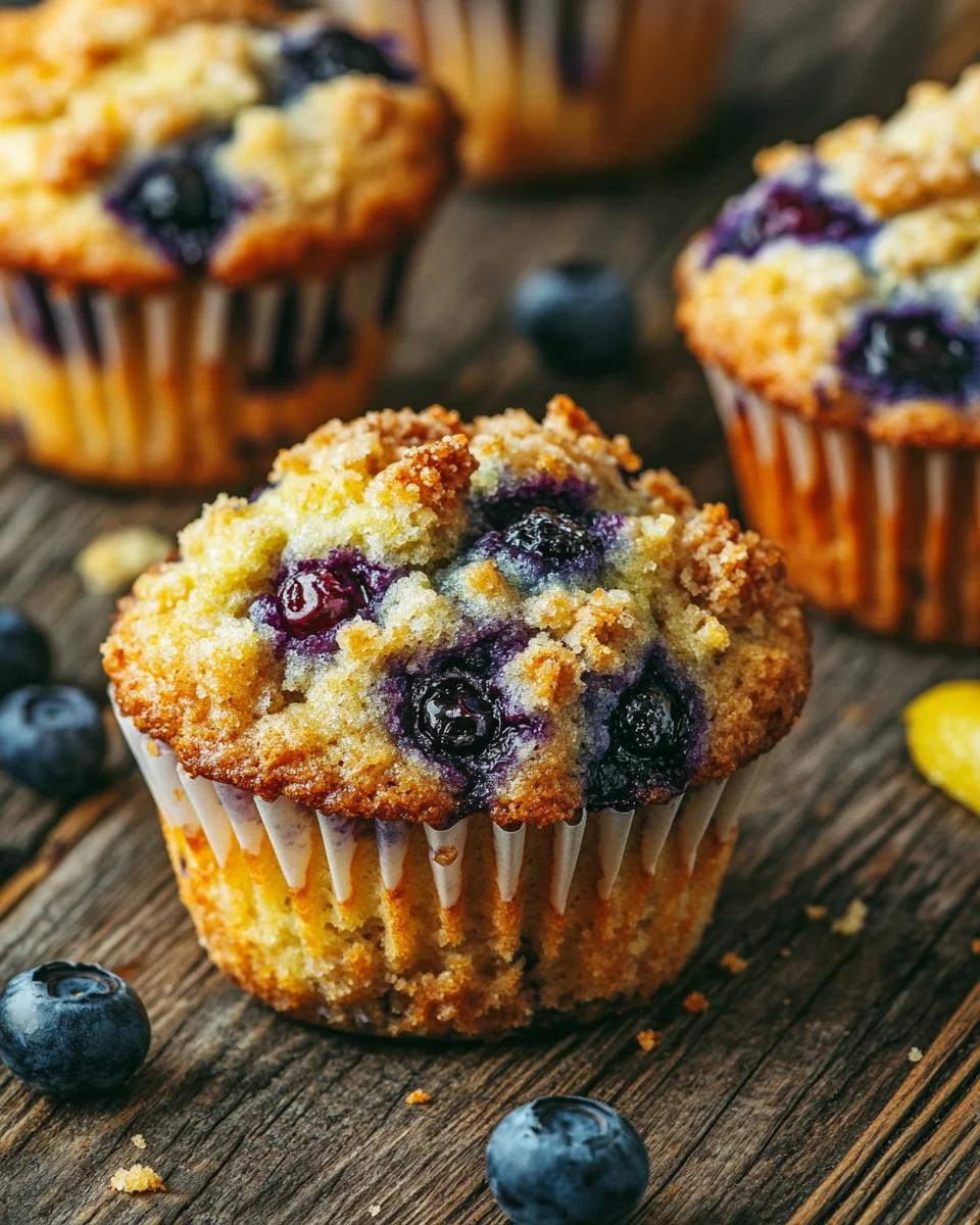 Beste Blaubeer-Streusel-Muffins ever - Jumbo Blueberry-Muffins 26 Beste