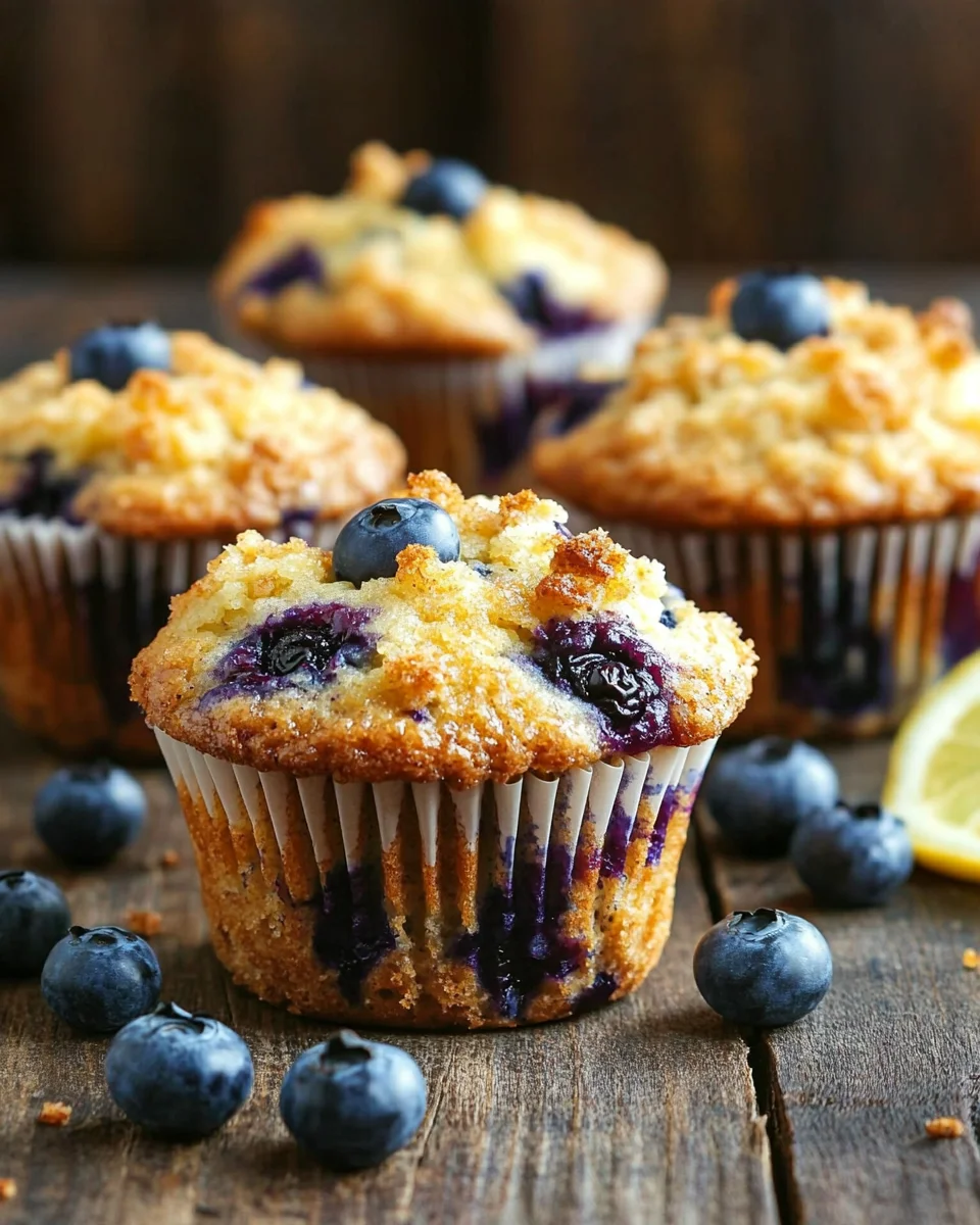 Beste Blaubeer-Streusel-Muffins ever - Jumbo Blueberry-Muffins