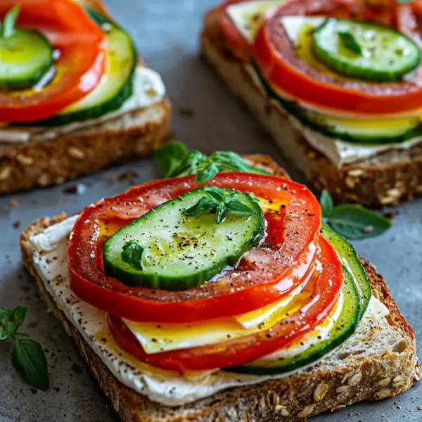 Bulgarische Käse Sandwiches