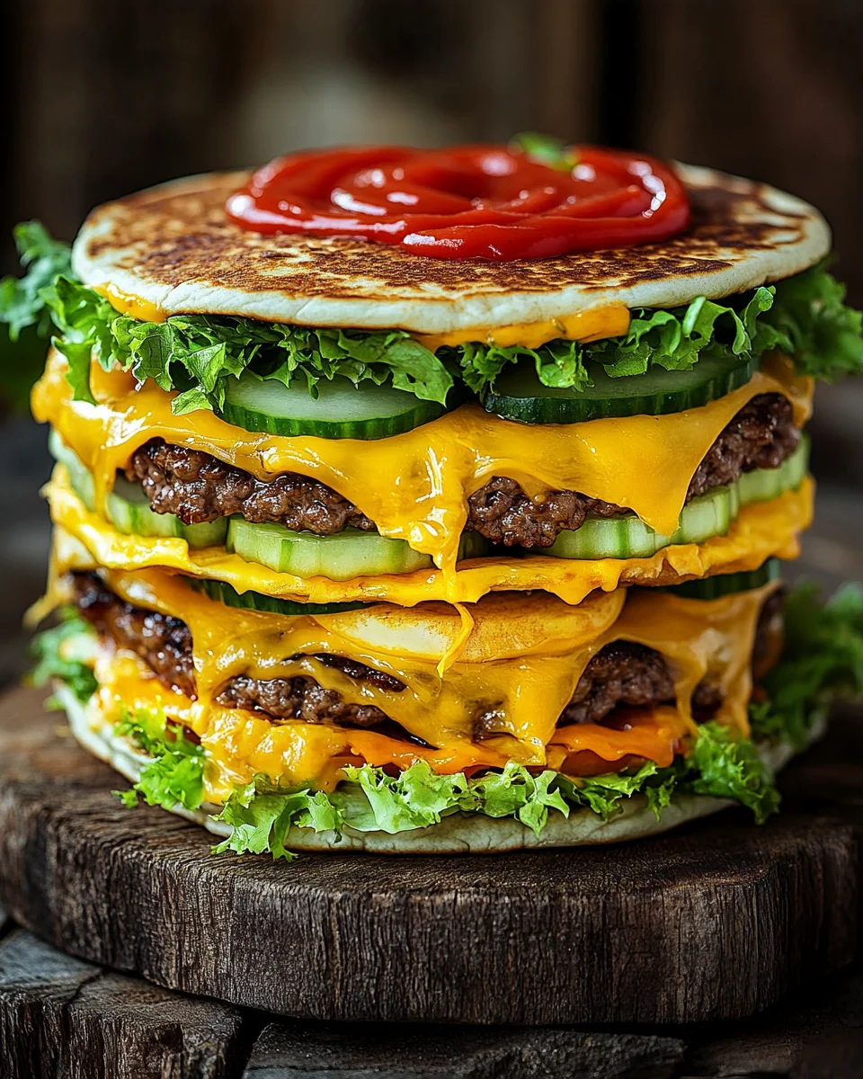 Cheeseburger-Torte
