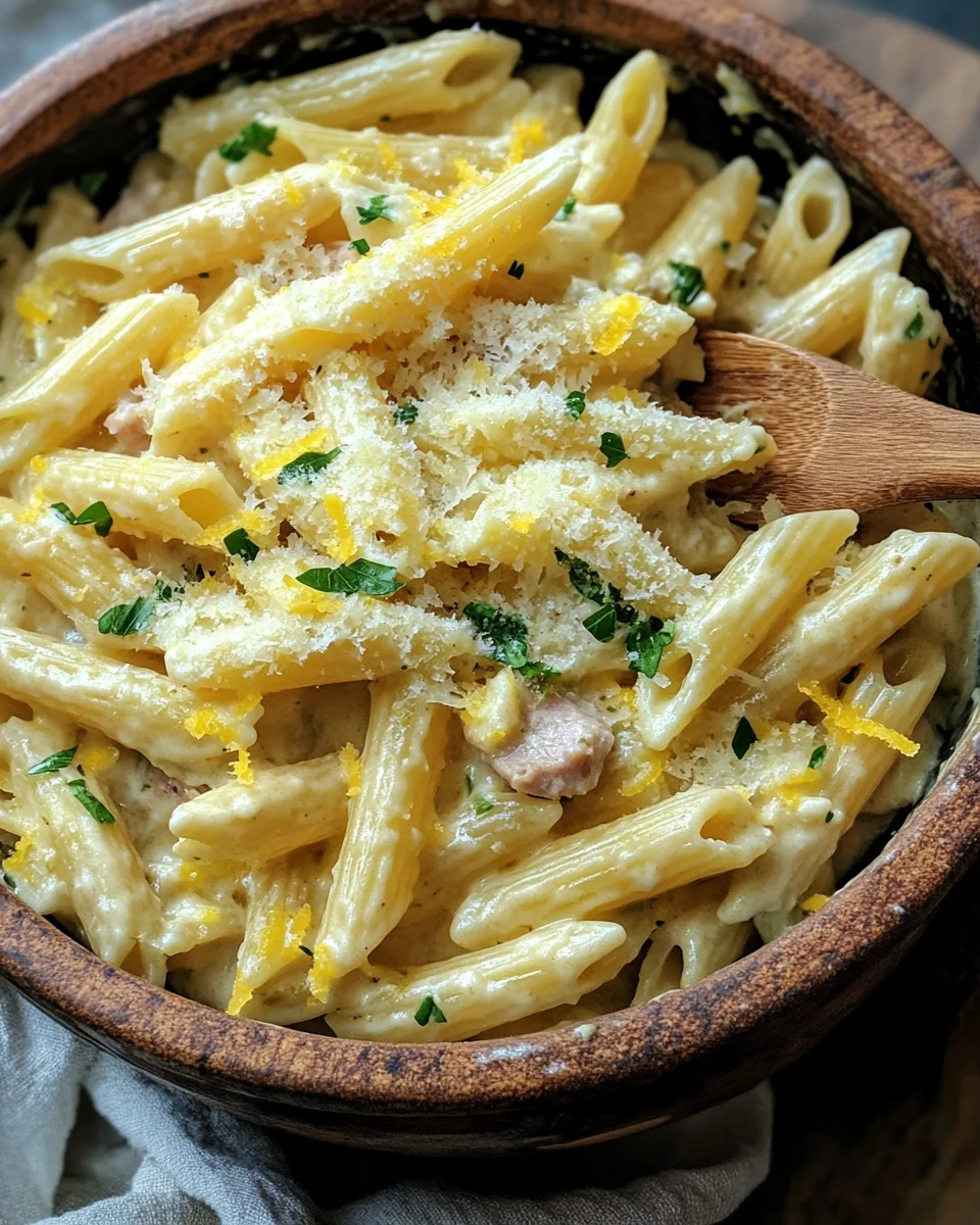 Cremige One Pot Pasta mit Thunfisch 24 Cremige