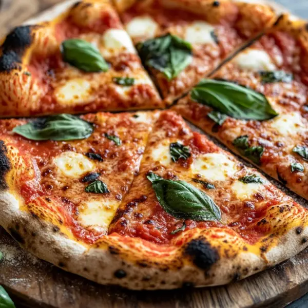 Der beste italienische Pizzateig und Pizza Margherita