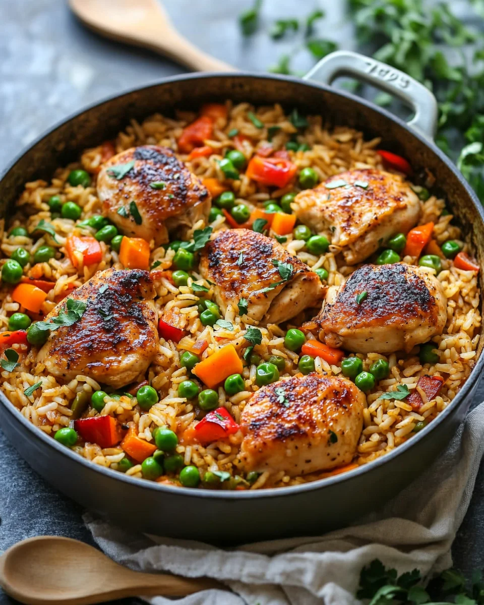 Ein Topf Hähnchen und Reis 23 Ein Topf Hähnchen und Reis
