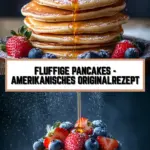Fluffige Pancakes - amerikanisches Originalrezept 15 Pinterest Hidden Image
