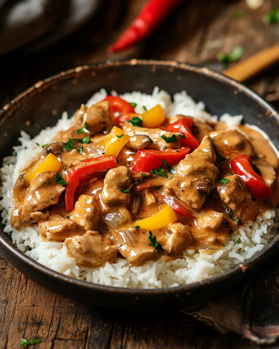 Homepage 5 Hähnchen Stroganoff mit Suchtpotenzial Rezept