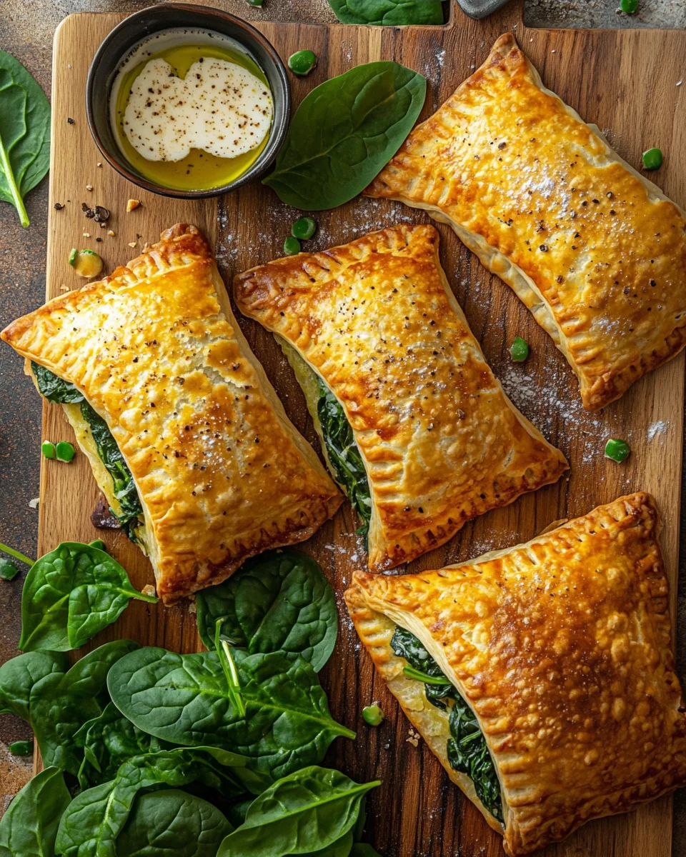Kartoffeltaschen mit Spinat-Frischkäse-Füllung genießen! 22 Kartoffeltaschen