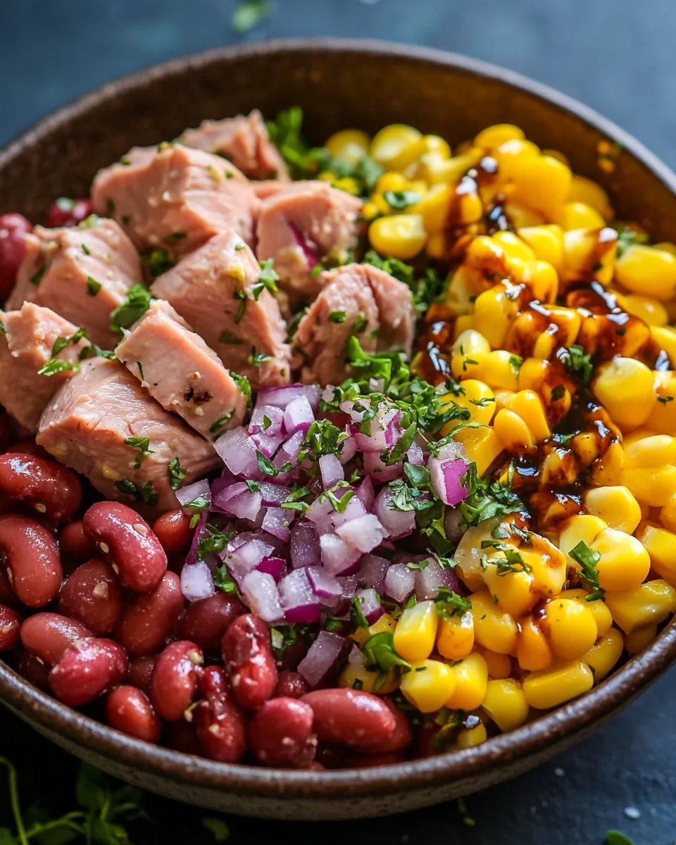 Kidneybohnen-Thunfisch-Salat 15 Kidneybohnen-Thunfisch-Salat