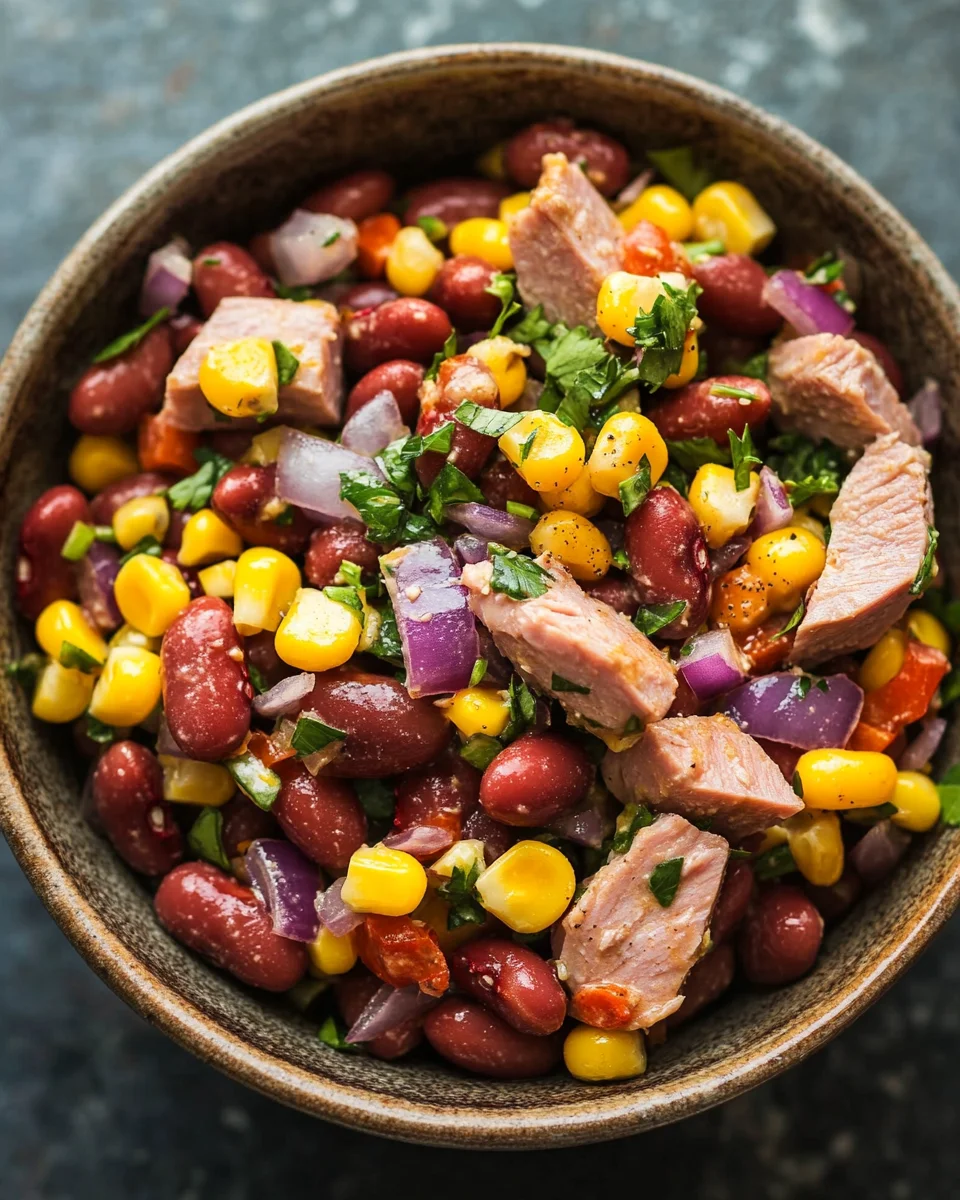 Kidneybohnen-Thunfisch-Salat
