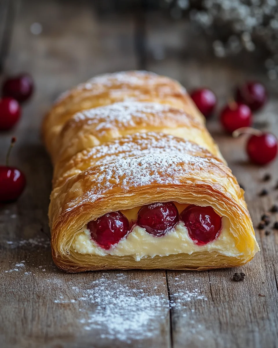 Kirsche Frischkäse Danish