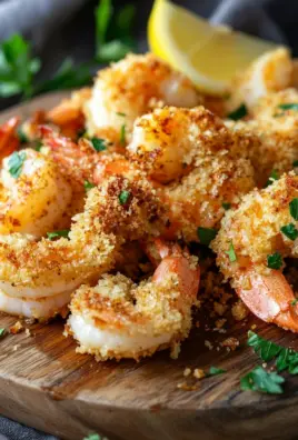 Knoblauch Parmesan Garnelen aus der Heißluftfritteuse
