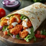 Knuspriger Chicken Ranch Snack Wrap