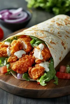 Knuspriger Chicken Ranch Snack Wrap 27 Knuspriger Chicken Ranch Snack Wrap