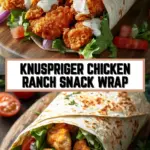 Knuspriger Chicken Ranch Snack Wrap 14 Pinterest Hidden Image