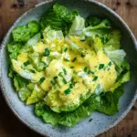 Kopfsalat mit Omas Sahne-Zitronen-Dressing