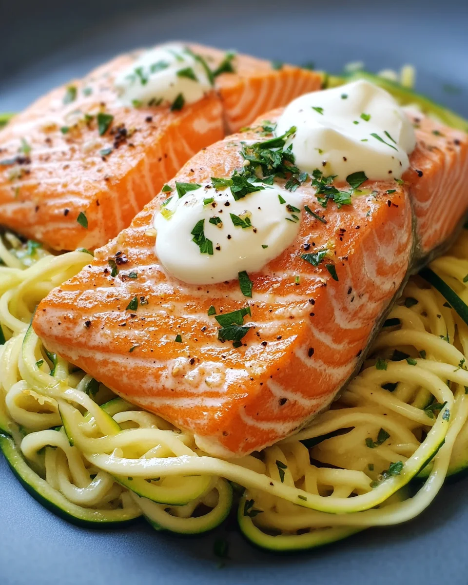 Kräuterlachs auf Zucchinipasta 26 Kräuterlachs auf Zucchinipasta