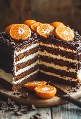 Lebkuchen-Torte mit Paradiescreme und Mandarinen 23 Lebkuchen-Torte mit Paradiescreme und Mandarinen
