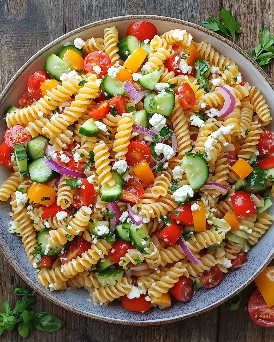 Leichter Nudelsalat mit Joghurt-Dressing 18 Leichter