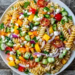 Leichter Nudelsalat mit Joghurt-Dressing