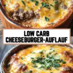Low Carb Cheeseburger-Auflauf 16 Pinterest Hidden Image