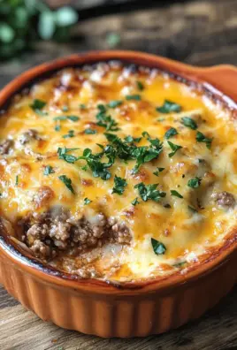 Low Carb Cheeseburger-Auflauf 24 Low Carb Cheeseburger-Auflauf
