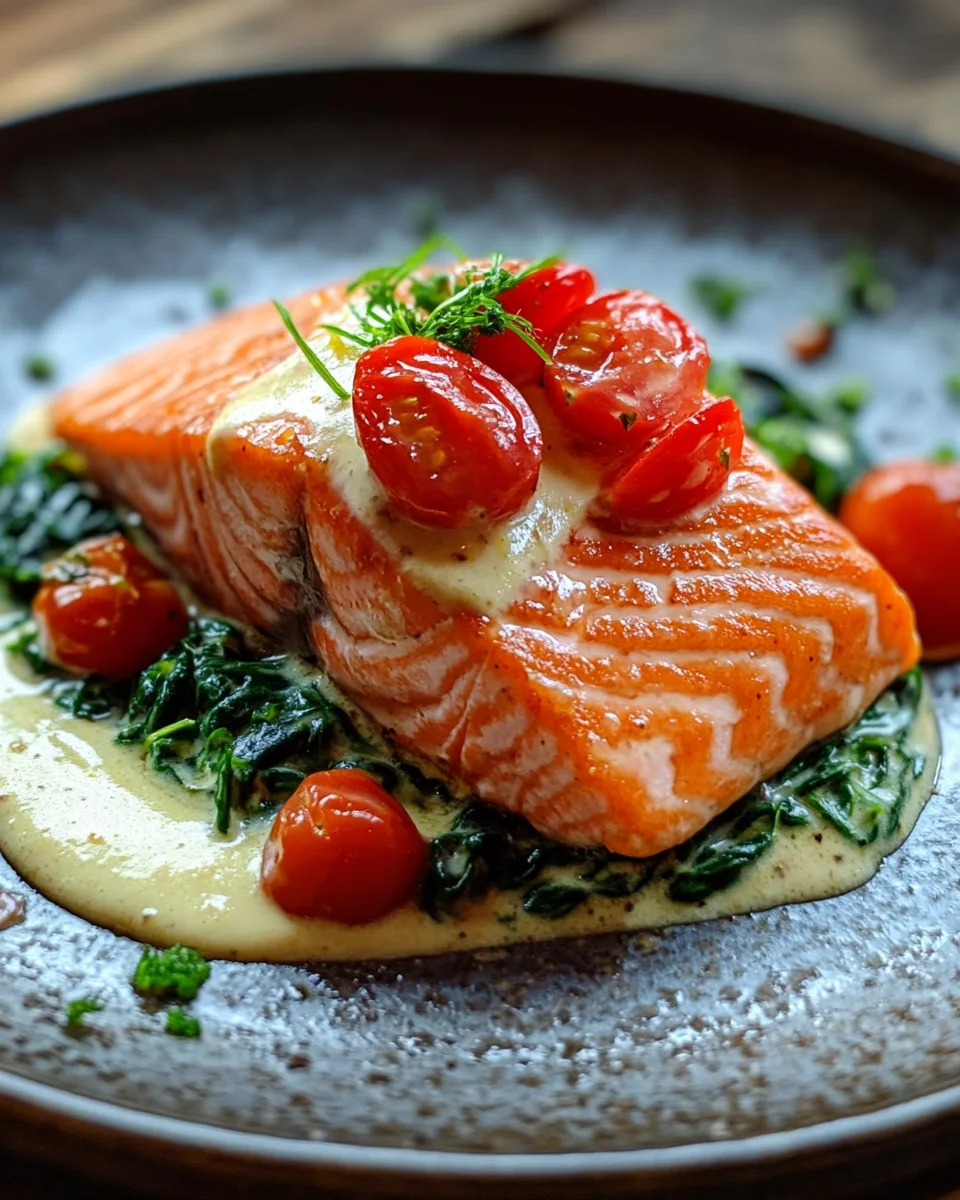 Ofenlachs mit Spinat 16 Ofenlachs