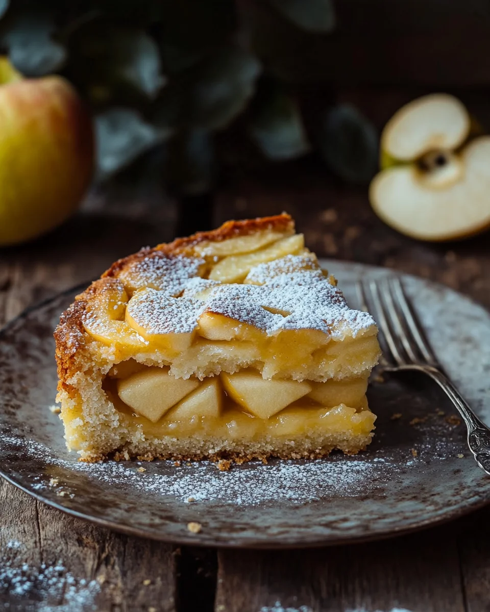 Omas versunkener Apfelkuchen 3 Omas