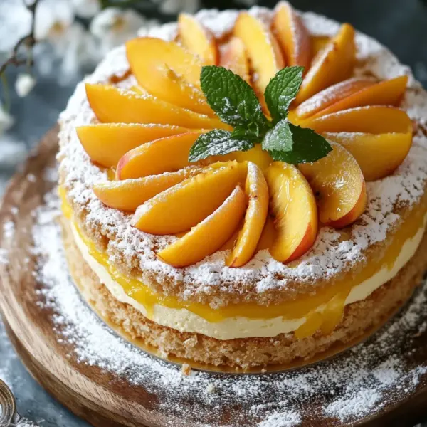 Pfirsich-Maracuja-Torte