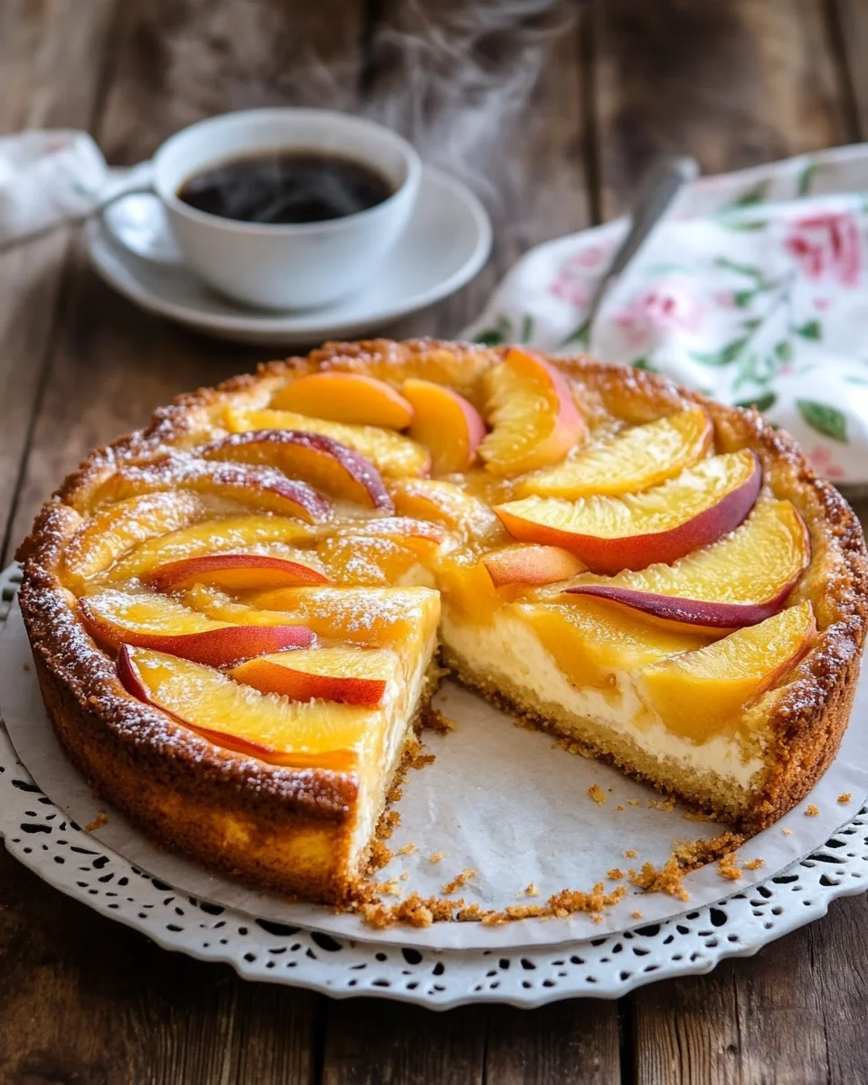 Pfirsich-Schmand-Kuchen Rezept