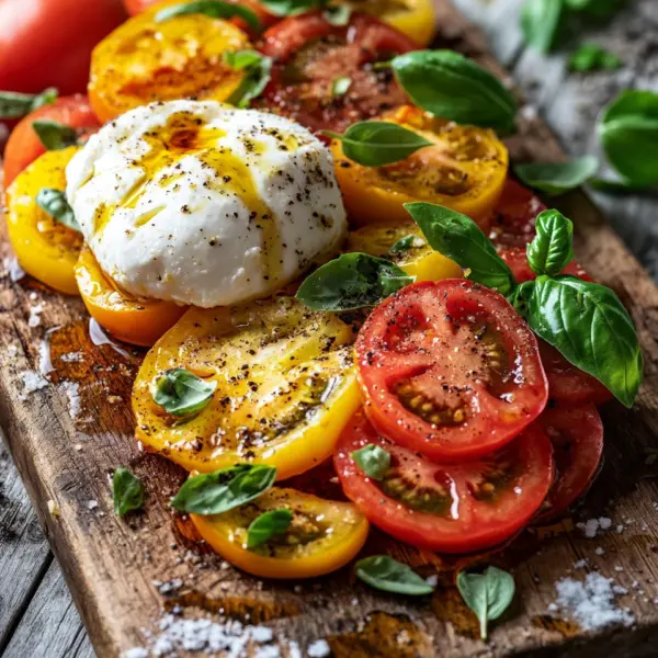 Tomatensalat mit Burrata