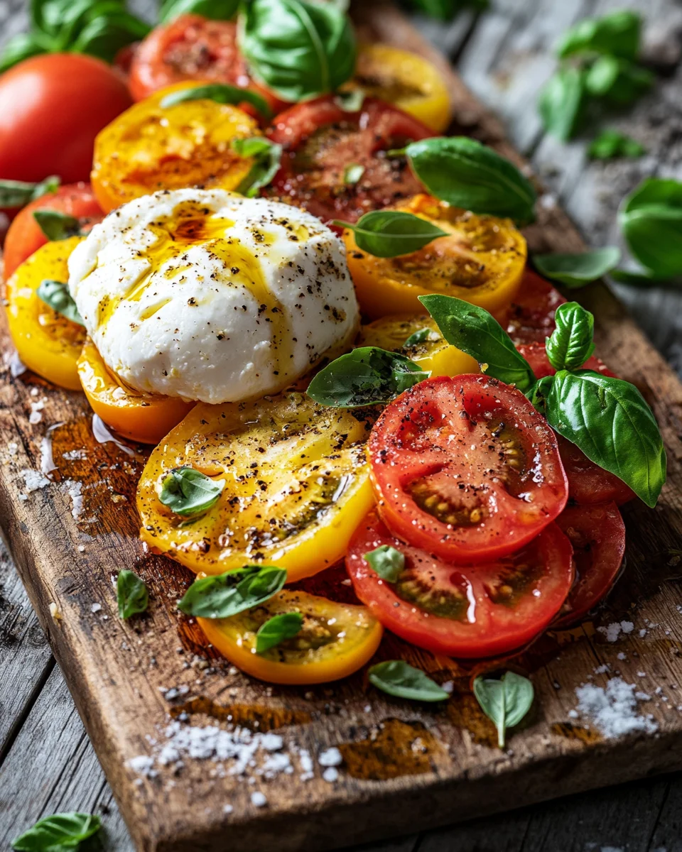 Tomatensalat mit Burrata