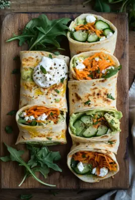 Tortilla-Rollen mit Feta 23 Tortilla-Rollen mit Feta