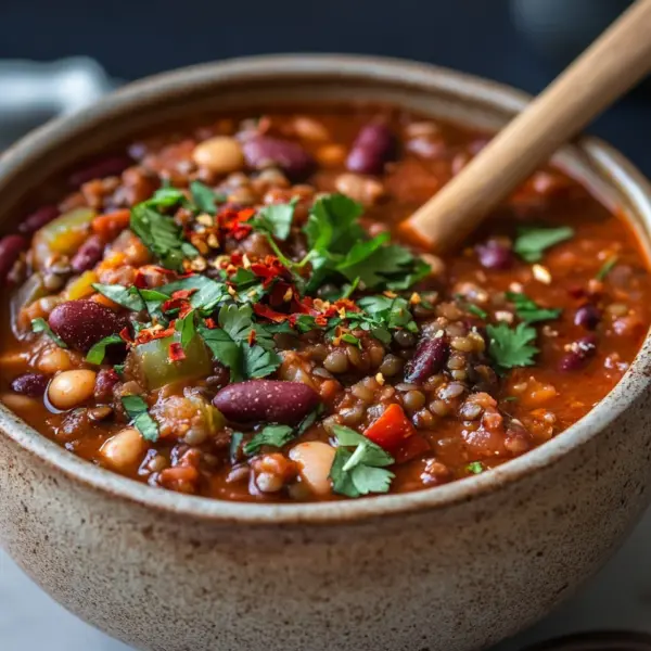 Veganes Chili sin carne