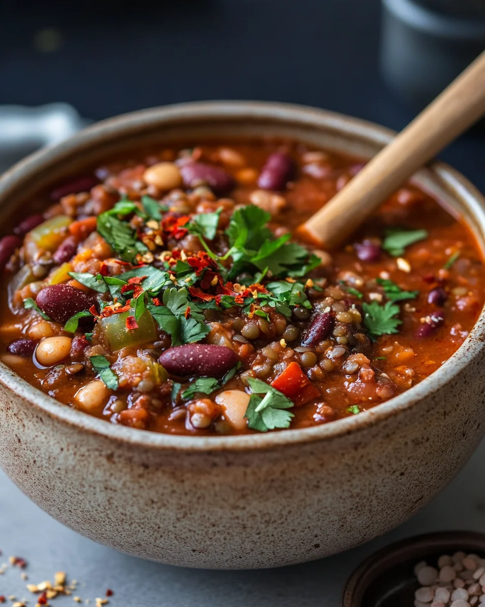 Veganes Chili sin carne