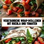 Vegetarische Wrap-Röllchen mit Rucola und Tomaten 17 Pinterest Hidden Image